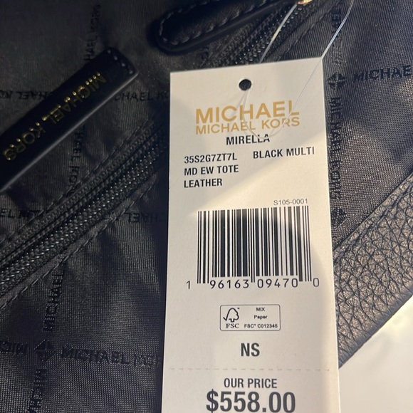 Michael Kors Medium Mirella 35S2G7ZT7L Tote Bag 
Black Multi
NWT - Picture 10 of 16